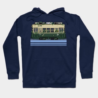 Pixelart Abandoned tram Hoodie